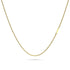 Bold Alphabet Letter Initial Charm Necklace in Gold Tone